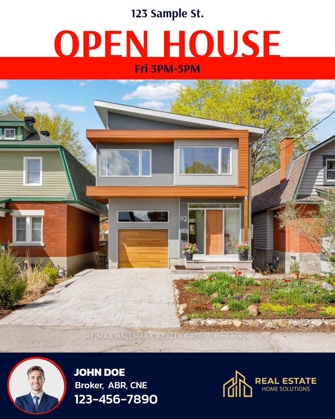 Sample real estate listing social media post