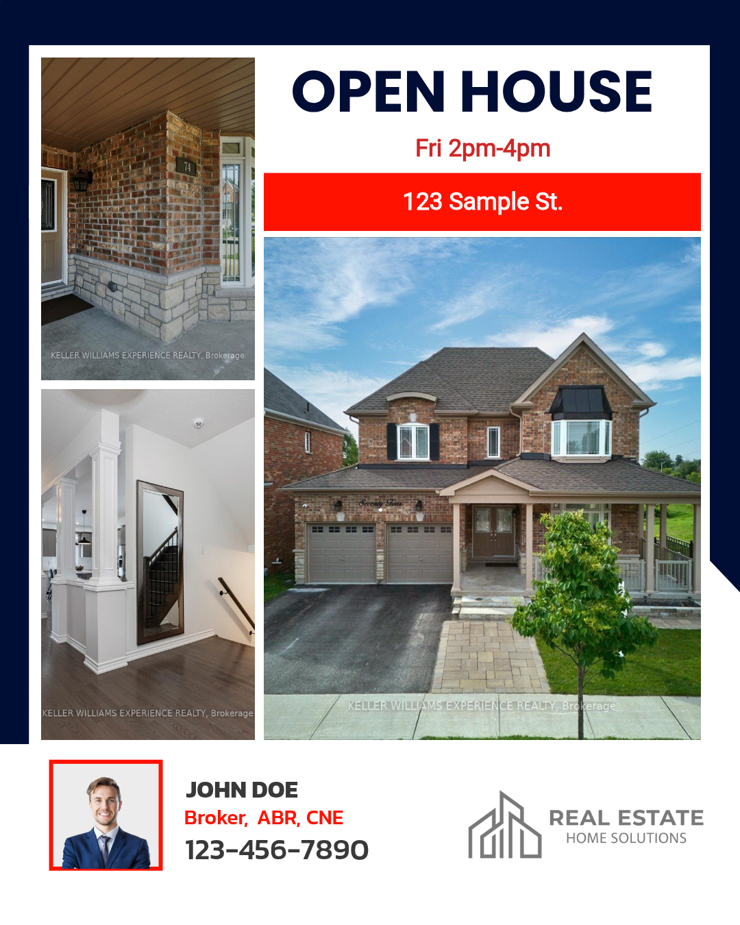 Sample real estate listing social media post